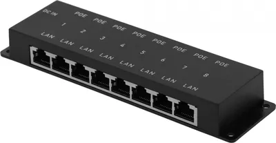 PoE-инжектор OSNOVO Midspan-8/P, 8-портовый, пассивный