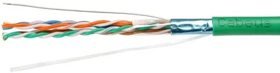Кабель Cabeus FTP-4P-Cat.5e-SOLID-LSLTx-GN, FTP Cat.5e, 305м