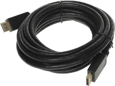 Кабель аудио-видео 1.2v DisplayPort (m)/DisplayPort (m) 5м. черный