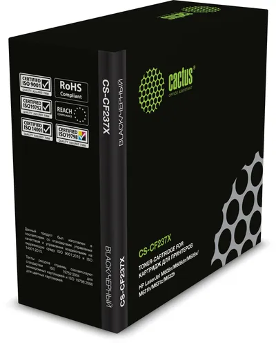 Картридж Cactus CS-CF237X, чёрный, 25000 стр., для HP LJ M608/M609/M631/M632