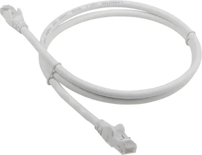 Патч-корд Lanmaster LAN-PC45/U6-2.0-GY, UTP, Cat.6, 2м, серый, LSZH