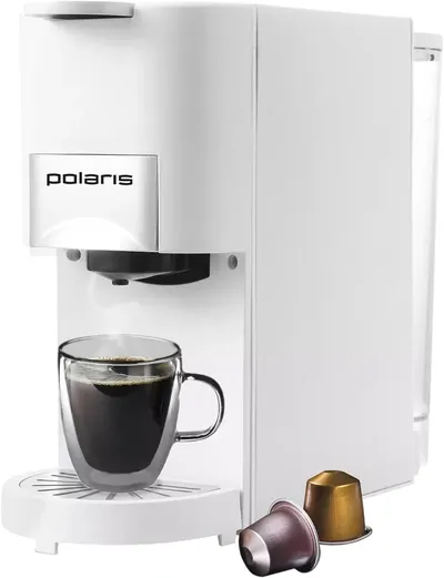 Кофеварка 3-in-1 PCM 2020 3-in-1 Белый  POLARIS