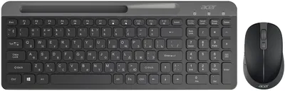 Комплект клавиатура и мышь Acer OCC402, беспроводной, USB, 1600 DPI