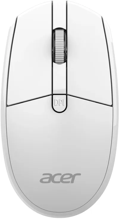 Мышь Acer OMR408, беспроводная, 1600 dpi, USB, белая