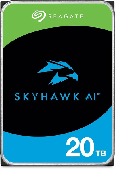 Жесткий диск Seagate SkyHawk AI ST20000VE003, 20 ТБ, 3.5", SATA III, 7200 об/мин, 512 МБ
