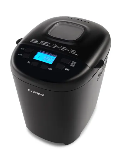 Хлебопечка Hyundai HYBM-P0513 чёрный, 550 Вт, 0.9 кг, 15 программ
