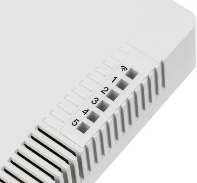 Маршрутизатор MikroTik RouterBOARD RB951Ui-2HnD, 5×100 Мбит/с, Wi-Fi 2.4 ГГц, PoE