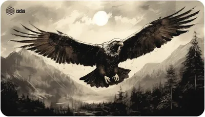 Коврик для мыши Cactus Flying hawk, 700x400x4 мм, кордура, резиновая основа