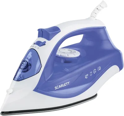 Утюг Scarlett SC-SI30K23, 2200 Вт, KeramoPro, белый/синий