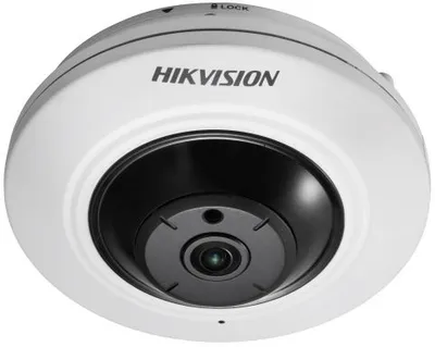 Камера видеонаблюдения IP Hikvision DS-2CD2955G0-ISU(1.05MM), 5 Мп, 180°, ИК 8 м