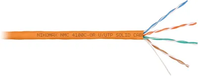 Кабель Nikomax NMC 4100C-OR, кат.5e, U/UTP, 305 м, оранжевый