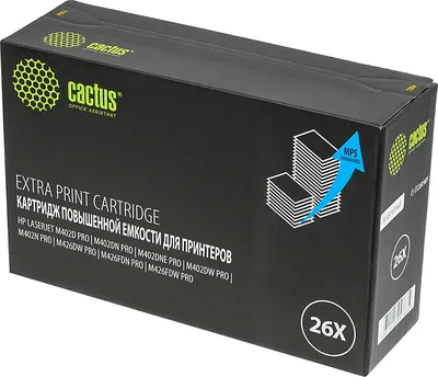 Картридж CACTUS CS-CF226X-MPS, черный, 12000 стр., для HP LJ M402/M426