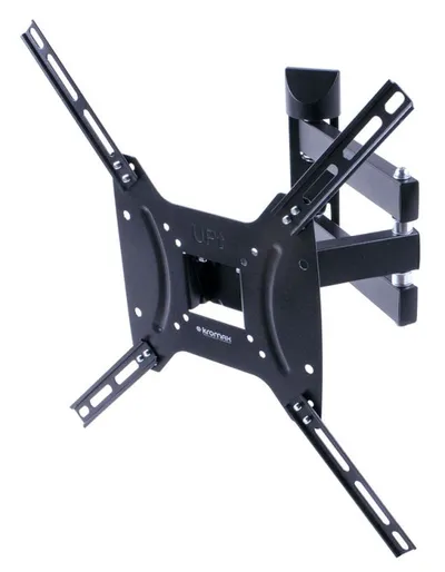 Кронштейн Kromax DIX-24 черный, наклонно-поворотный, VESA 400x400, до 35 кг