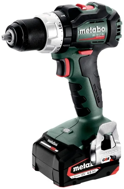 Дрель-шуруповёрт Metabo BS 18 LT BL 602325500, 18 В, 2×4 А·ч, бесщеточный