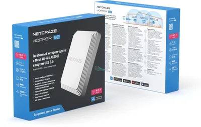 Беспроводной роутер Keenetic Netcraze Hopper SE (NC-3812), Wi-Fi 6 AX3000, 4×1GbE, 4G ready