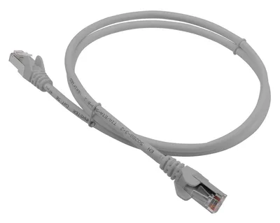 Патч-корд Lanmaster LAN-PC45/S5E-3.0-GY, FTP кат.5e, 3 м, LSZH, серый