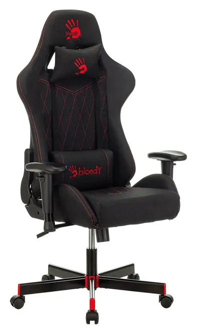 Кресло игровое A4Tech Bloody GC-850, черный, ткань, до 150 кг
