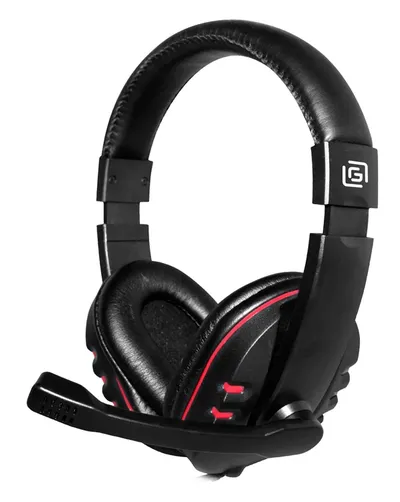 Oklick HS-L380G черный/красный 1.8м мониторы оголовье (JD-032) [1100404]