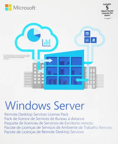 Лицензия Microsoft 6VC-03805, Windows RDS CAL 2019, 5 User CAL