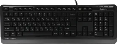 Клавиатура проводная A4TECH Fstyler FK10 серый (USB, 104 клавиши) (FK10 GREY)