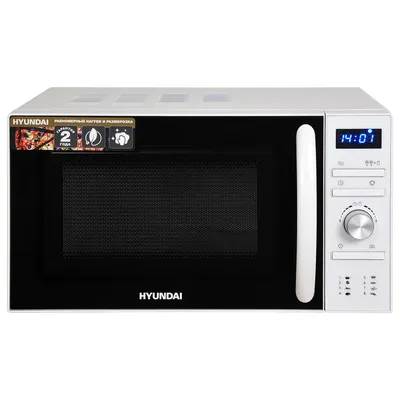 Микроволновая печь Hyundai HYM-D3027, 20л, 700Вт, кнопки, белый