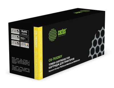 Картридж CACTUS CS-TK5280Y для Kyocera Ecosys, жёлтый, 11000 стр.