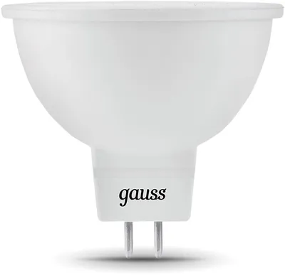 Лампа светодиодная Gauss 101505107, MR16, GU5.3, 7 Вт, 600 лм, 3000K
