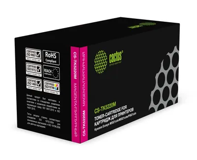 Картридж Cactus CS-TK5220M, пурпурный, 1200 стр., для Kyocera Ecosys M5521cdn/M5521cdw/P5021cdn/P5021cdw