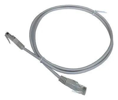 Патч-корд Lanmaster TWT2-45-45-1.0-GY, UTP, кат.5e, 1м, серый