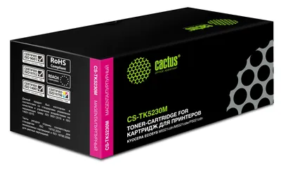 Картридж Cactus CS-TK5230M, пурпурный, 2200 стр., для Kyocera Ecosys M5521/P5021