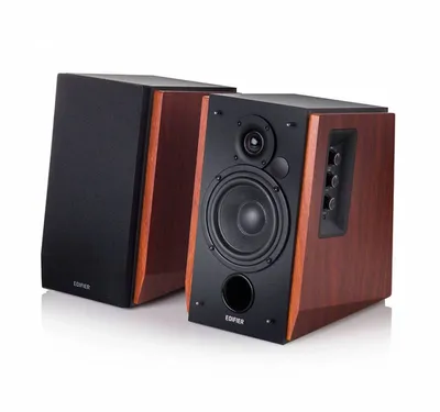 Колонки Edifier R1700BT, 2.0, 2×33W, дерево