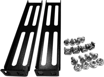 Комплект задних фиксаторов LANMASTER TWT-CB-SFIX-SET для полок TWT-CB-SFBF, 2 шт, черный