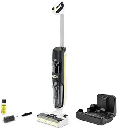 Пылесос Karcher FCV 4 Dry, аккумуляторный, влажная и сухая уборка, 180 Вт