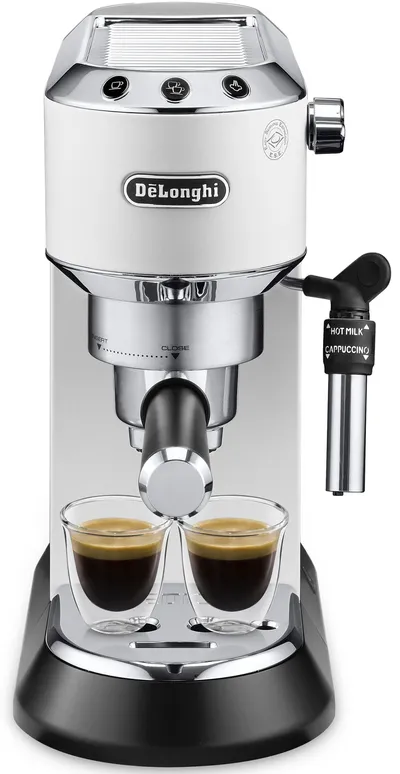 Кофеварка DeLonghi EC685 W, эспрессо, 1350Вт, 15 бар, белая