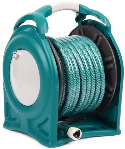 Набор для полива RACO 4260-55/590, катушка, шланг 25 м × 1/2", 4 предмета