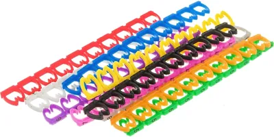 Клипсы маркировочные LANMASTER LAN-MCC-NUM-SET-C6, ПВХ, до 6.5 мм, с цифрами