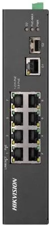 Коммутатор Hikvision DS-3T1310P-SI/HS, 8×10/100 Мбит/с PoE 110 Вт, 1×GbE, 1×SFP