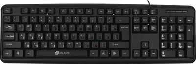 Клавиатура Oklick 90MV2, проводная, USB, черная