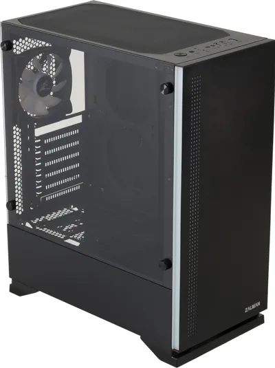 Корпус Zalman S5 Black, Midi Tower, ATX, боковое окно, без БП