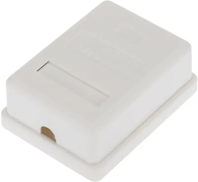 Розетка компьютерная Rexant 03-0132, внешняя, 1 порт RJ-45, UTP кат. 6, IP20