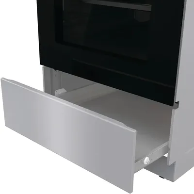 Плита электрическая Gorenje GEC5B60SG, стеклокерамика, 4 зоны, 8600 Вт, 50×85×59,4 см