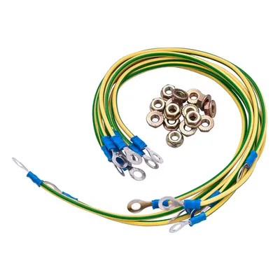Комплект заземления SNR SNR-EGW-01, 2×40 см + 6×30 см провода, 15 гаек М6