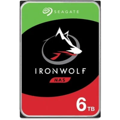 Жёсткий диск Seagate IronWolf ST6000VN006, 6 ТБ, SATA III, 3.5", 5400 rpm
