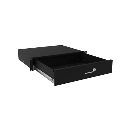 Ящик выдвижной SNR SNR-CASE-355-2U-B, 2U, глубина 355 мм, чёрный