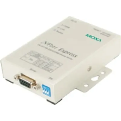 DE-311, 1-портовый преобразователь RS-232/422/485 в Ethernet, MOXA