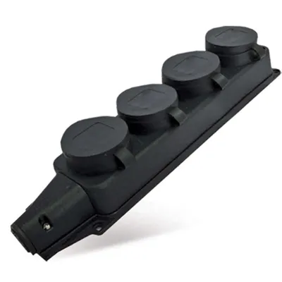 Розетка Universal 1029, силовая, переносная, 16А 220В, IP44