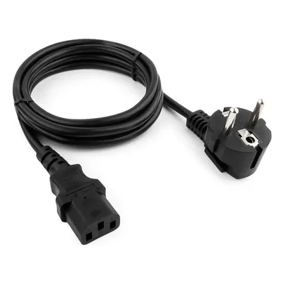 Кабель питания SNR TP-PC-SH-С13-10A-1.8-B, Schuko/IEC 60320 C13, 10 А, 3×0,75 мм², 1,8 м