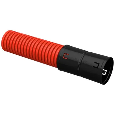 Труба гофрированная двустенная IEK CTG12-075-K04-050-R, ПНД, 75 мм, SN12, 50 м