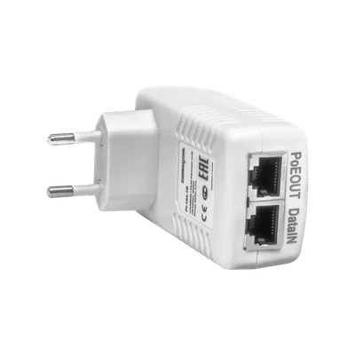 PoE-инжектор POWERTONE PI-154-1B, 10/100BASE-T, 802.3af, 15.4 Вт