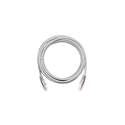 Патч-корд NETLAN EC-PC4UD55B-BC-PVC-010-GY-10, U/UTP, Кат.5e, 1м, PVC, серый